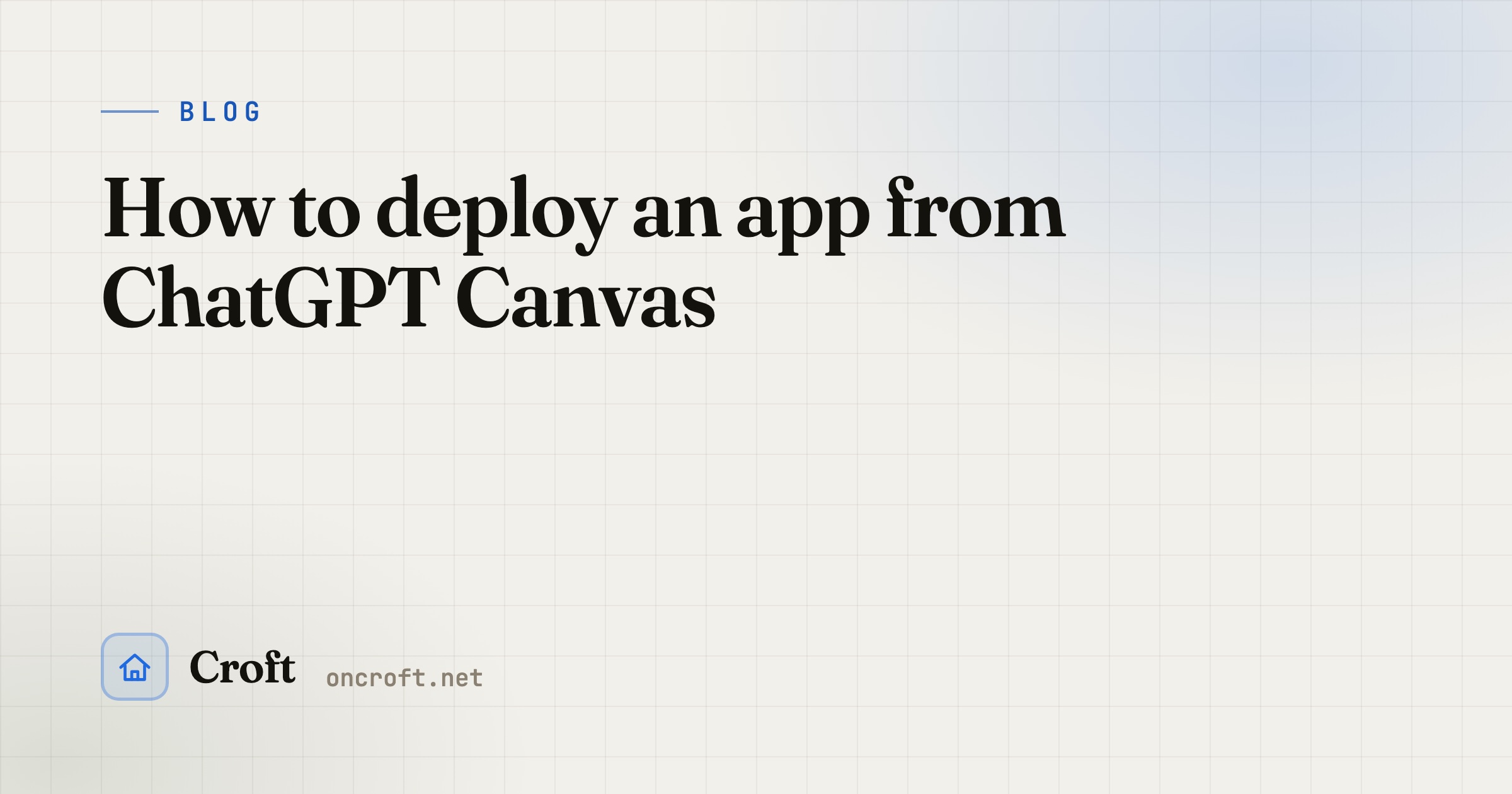 How to deploy an app from ChatGPT Canvas