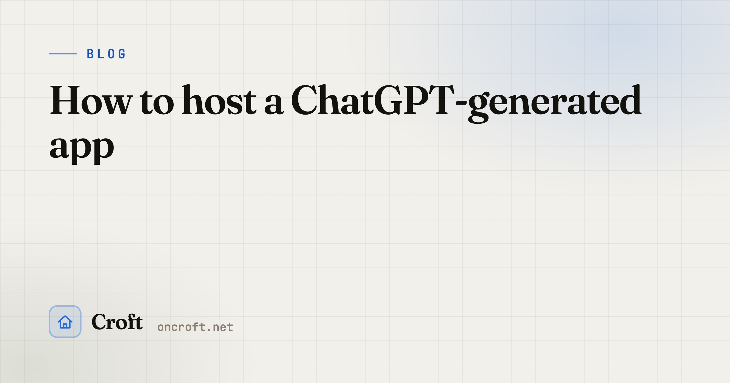 How to host a ChatGPT-generated app