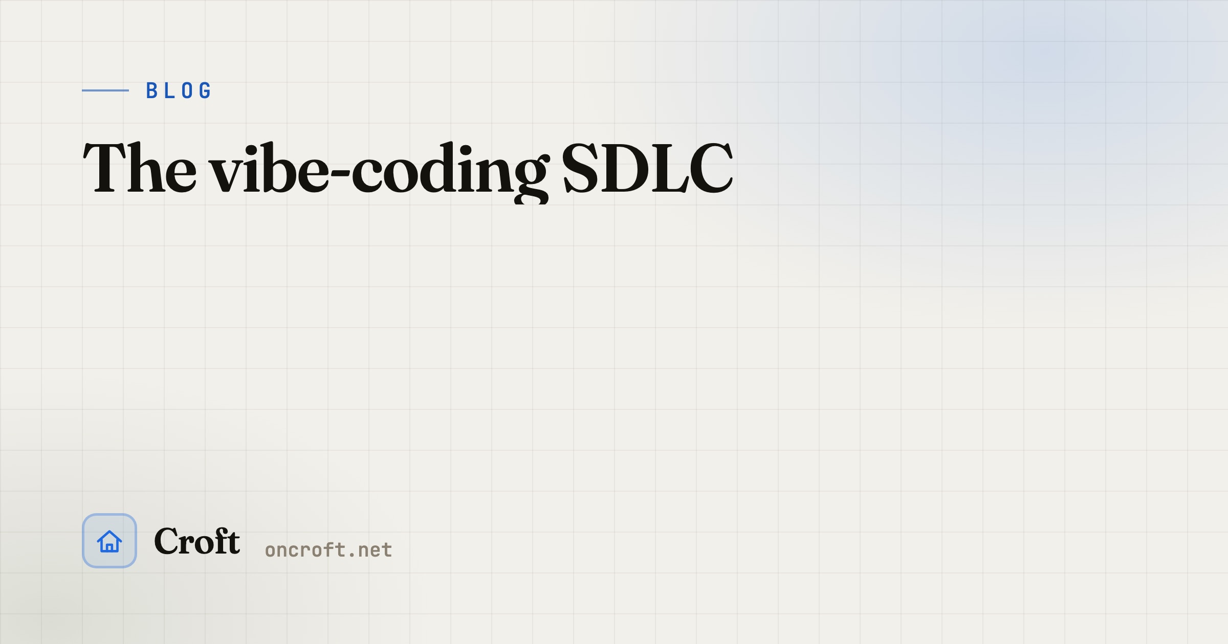 The vibe-coding SDLC
