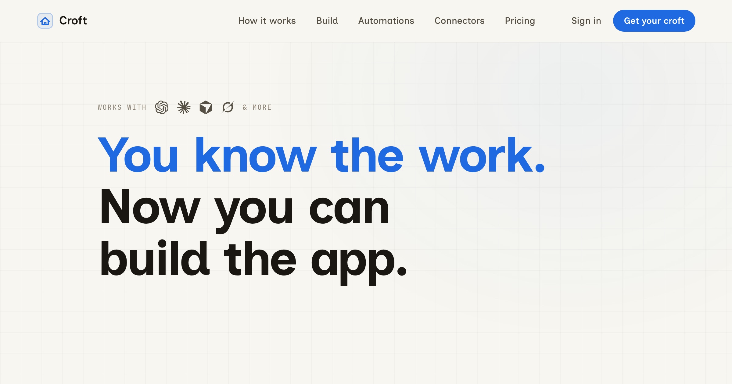 Croft - Secure hosting and private servers for AI-generated business apps